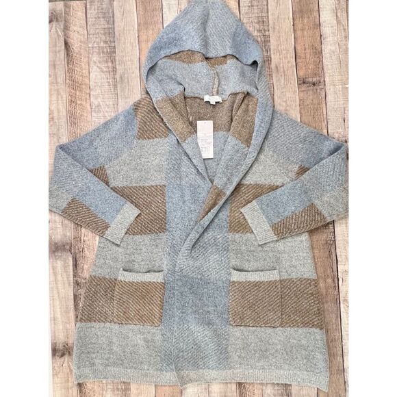 New Directions Blue Spruce Multi Night Blooms Cardigan Sweater sz X Large NWT - Picture 2 of 11